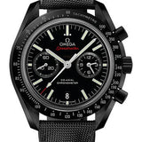 Omega Speedmaster Moonwatch Omega Co-Axial Chronograph Watch - 44.25 mm Black Ceramic Case - Brushed Ceramic Bezel - Black Dial - Black Coated Nylon Fabric Strap - 311.92.44.51.01.007