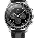 Omega Speedmaster Moonwatch Professional Chronograph Calibre 321 - 42 mm Platinum Case - Black Dial - Black Leather Strap - 311.93.42.30.99.001