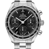 Omega Speedmaster 38 Co-Axial Chronograph Watch - 38 mm Steel Case - Black Dial - 324.30.38.50.01.001