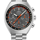 Omega Speedmaster Mark II Co-Axial Chronograph Watch - 42.4 mm Barrel-Shaped Polished And Brushed Steel Case - Grey Dial - Steel Bracelet - 327.10.43.50.06.001