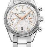 Omega Speedmaster '57 Omega Co-Axial Chronograph Watch - 41.5 mm Steel Case - Brushed Bezel - Silver Dial - 331.10.42.51.02.002