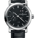 Ulysse Nardin Perpetual Ludwig 41 mm - Steel Case - Black Dial - Leather Strap