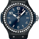 Hublot Big Bang Ceramic Blue Diamonds Watch-361.CM.7170.LR.1204