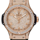 Hublot Big Bang 38 Gold Diamonds Watch-361.PX.9010.RX.1704