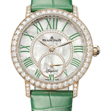 Blancpain Ladybird Colors Red Gold Diamond Green Alligator Ladies Watch - 3661A 2954 55B