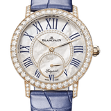 Blancpain Ladybird Colors Red Gold Diamond Blue Alligator Ladies Watch - 3661B 2954 55B