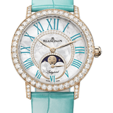 Blancpain Ladybird Colors Phases de Lune Red Gold Turquoise Alligator Ladies Watch - 3662A 2954 55B