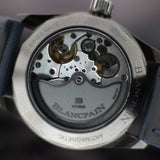 Blancpain Fifty Fathoms Bathyscaphe 5000-0240-O52A 43.6MM Blue Dial Full Set WARRANTY