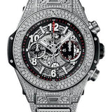 Hublot Big Bang Unico Titanium Pave Bracelet Watch-411.NX.1170.NX.3704