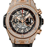 Hublot Big Bang Unico King Gold Pave Watch-411.OX.11180.RX.1704