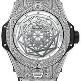 Hublot Big Bang Sang Bleu Titanium White Pave Watch-415.NX.2027.VR.1704.MXM18