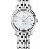 Omega De Ville Prestige Quartz Watch - 24.4 mm Steel Case - Mother-Of-Pearl Dial - 424.10.24.60.05.001