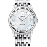 Omega De Ville Prestige Quartz Watch - 27.4 mm Steel Case - Mother-Of-Pearl Dial - 424.10.27.60.05.001