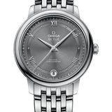 Omega De Ville Prestige Co-Axial Watch - 32.7 mm Steel Case - Grey Dial - 424.10.33.20.06.001