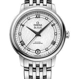 Omega De Ville Prestige Co-Axial Watch - 32.7 mm Steel Case - White Silvery Dial - 424.10.33.20.52.002