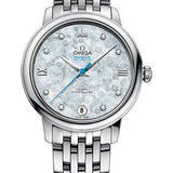 Omega De Ville Prestige Co-Axial Orbis Watch - 32.7 mm Steel Case - Mother-Of-Pearl Dial - 424.10.33.20.55.004