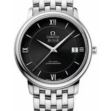 Omega De Ville Prestige Co-Axial Watch - 36.8 mm Steel Case - Black Dial - 424.10.37.20.01.001