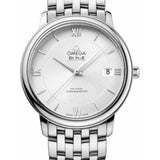 Omega De Ville Prestige Co-Axial Watch - 36.8 mm Steel Case - Silver Dial - 424.10.37.20.02.001