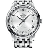 Omega De Ville Prestige Co-Axial Watch - 36.8 mm Steel Case - White Dial - 424.10.37.20.04.001