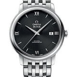 Omega De Ville Prestige Co-Axial Watch - 39.5 mm Steel Case - Black Dial - 424.10.40.20.01.001