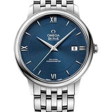 Omega De Ville Prestige Co-Axial Watch - 39.5 mm Steel Case - Blue Dial - 424.10.40.20.03.001