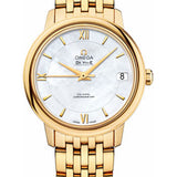 Omega De Ville Prestige Co-Axial Watch - 32.7 mm Yellow Gold Case - Mother-Of-Pearl Dial - 424.50.33.20.05.001