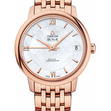 Omega De Ville Prestige Co-Axial Watch - 32.7 mm Red Gold Case - Mother-Of-Pearl Dial - 424.50.33.20.05.002