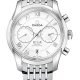 Omega De Ville Co-Axial Chronograph Watch - 42 mm Steel Case - Silver Dial - 431.10.42.51.02.001