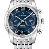 Omega De Ville Co-Axial Chronograph Watch - 42 mm Steel Case - Blue Dial - 431.10.42.51.03.001