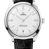 Omega De Ville Tresor Master Co-Axial Limited Edition of 88 Watch - 40 mm White Gold Case - Domed -Silver Dial - Black Leather Strap - 432.53.40.21.52.001