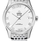 Omega De Ville Hour Vision Co-Axial Master Chronometer Watch - 41 mm Steel Case - Two-Zone -Silver Dial - 433.10.41.21.02.001