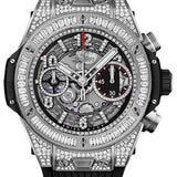 Hublot Big Bang Unico Titanium Jewellery 42mm Watch - 42 mm - Black Skeleton Dial-441.NX.1170.RX.0904