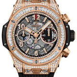 Hublot Big Bang Unico King Gold Jewellery 42mm Watch - 42 mm - Black Skeleton Dial-441.OX.1180.RX.0904