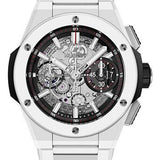 Hublot Big Bang Integral White Ceramic Watch - 42 mm - Grey Skeleton Dial-451.HX.1123.HX