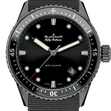 Blancpain Fifty Fathoms Bathyscaphe Ceramic Grey NATO Men's Watch - 5000 0130 NABA