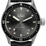 Blancpain Fifty Fathoms Bathyscaphe 43mm Black Sail-Canvas Men's Watch - 5000 1110 B52A