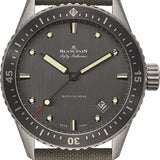 Blancpain Fifty Fathoms Bathyscaphe Titanium Grey Sail-Canvas Men's Watch - 5000 1210 G52A