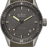 Blancpain Fifty Fathoms Bathyscaphe Titanium Grey NATO Men's Watch - 5000 1210 NAGA