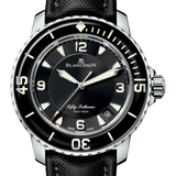 Blancpain Fifty Fathoms Automatique Steel Black Canvas Men's Watch - 5015 1130 52A