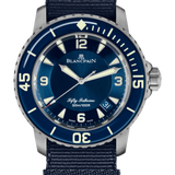 Blancpain Fifty Fathoms Automatique Titanium Blue NATO Men's Watch - 5015 12B40 NAOA