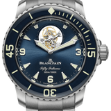 Blancpain Fifty Fathoms Tourbillon 8 Jours Titanium Men's Watch - 5025 12B40 98S