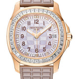 Patek Philippe Aquanaut Luce Haute Joaillerie - 35.6 mm - Rose Gold - Engraved Mother-Of Pearl Dial - 5072R-001