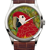 Patek Philippe Calatrave Red Macaw CloisonnŽ Watch - 5077P-080