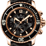 Blancpain Fifty Fathoms Chronographe Flyback Red Gold Men's Watch - 5085F 3630 52A