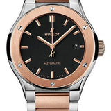 Hublot Classic Fusion Titanium King Gold Bracelet Watch - 45 mm - Black Dial-510.NO.1180.NO