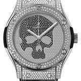 Hublot Classic Fusion Skull Titanium Full Pave Watch-511.NX.9000.LR.1704.SKULL