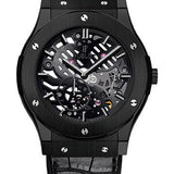 Hublot Classic Fusion Extra-Thin Skeleton Black Ceramic Watch-515.CM.0140.LR