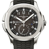 Patek Philippe Mens Aquanaut Dual Time Watch - 5164A-001