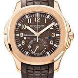 Patek Philippe Mens Aquanaut Travel Time Watch - 5164R-001