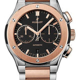 Hublot Classic Fusion Chronograph Titanium King Gold Bracelet Watch - 45 mm - Black Dial-520.NO.1180.NO